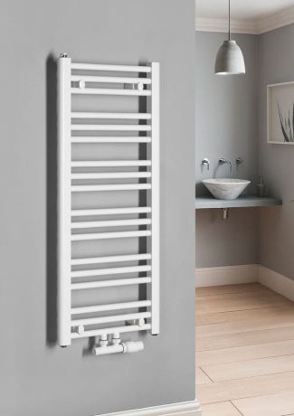 Przejdź do produktu ALBRECHT grzejnik 400x930 mm, podłączenie środkowe, biały