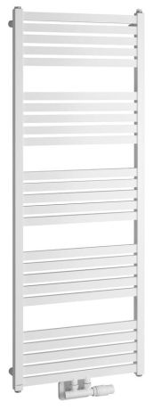Przejdź do produktu GRUNT grzejnik łazienkowy 500x1330 mm,podłączenie środkowe, biały