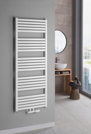 Przejdź do produktu GRUNT grzejnik łazienkowy 500x1330 mm,podłączenie środkowe, biały