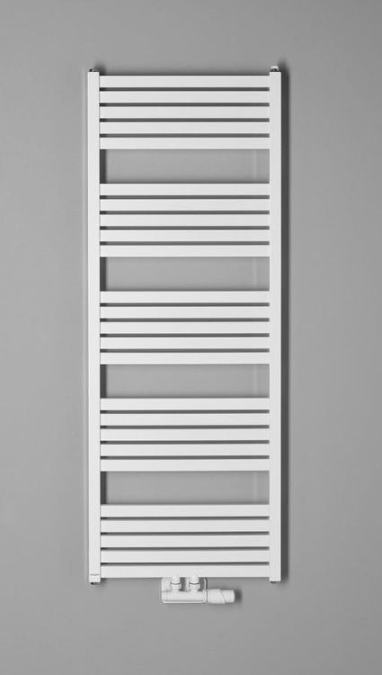 GRUNT grzejnik łazienkowy 500x1330 mm,podłączenie środkowe, biały