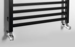 METRO grzejnik łazienkowy 600x1510 mm, czarny mat