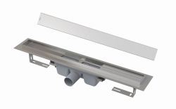 Odpływ liniowy 85 cm z pełny rusztem Design Alcadrain APZ6-850+DESIGN-850 stal połysk