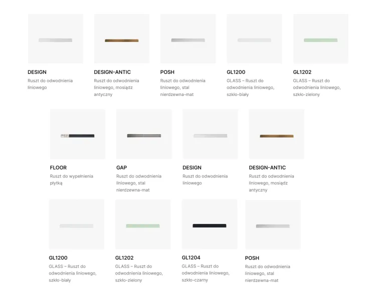 Ruszt do odpływu APZ6