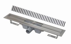 Odpływ liniowy 100 cm z rusztem Line APZ1-950+LINE-950 stal połysk