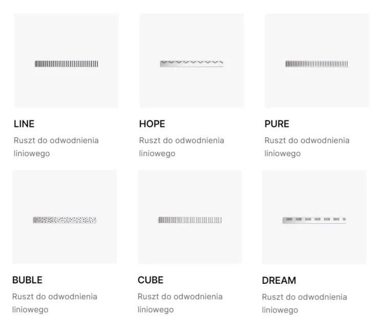 Ruszt do odpływu APZ1