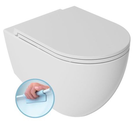 Przejdź do produktu INFINITY miska WC wisząca, Rimless, 36,5x53cm, biały