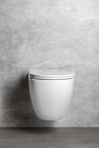 INFINITY miska WC wisząca, Rimless, 36,5x53cm, biały