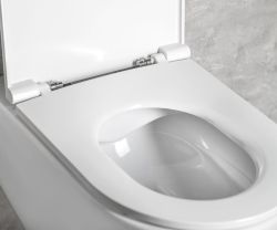 INFINITY miska WC wisząca, Rimless, 36,5x53cm, biały