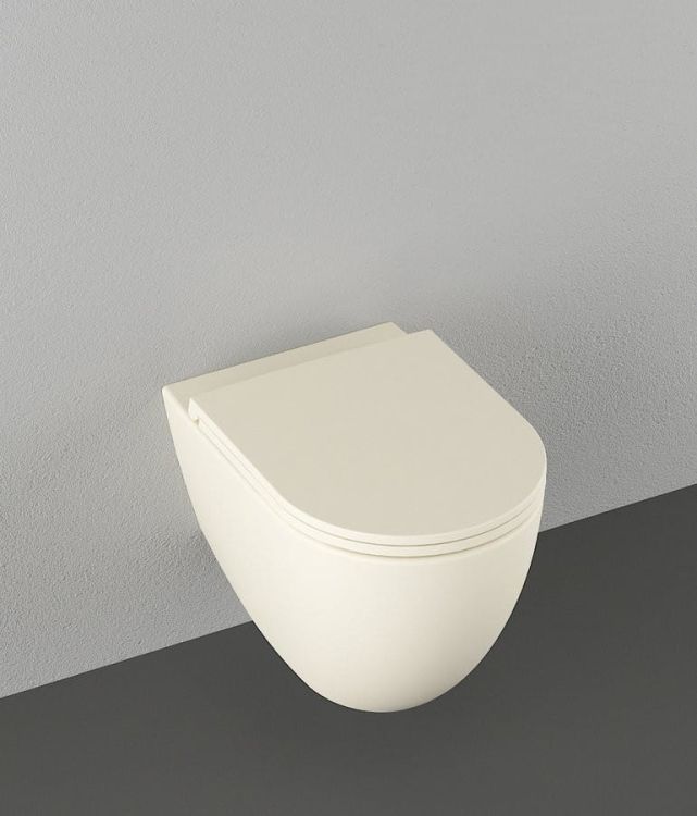 INFINITY miska WC wisząca, Rimless, 36,5x53cm, ivory