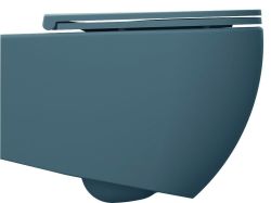 INFINITY miska WC wisząca, Rimless, 36,5x53cm, petrol mat