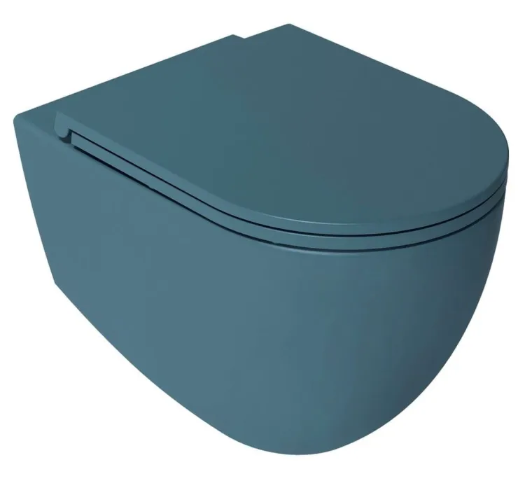 INFINITY Deska WC SLIM, Easy Take, Soft Close, Petrol mat