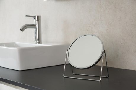 Przejdź do produktu SUMMER lusterko kosmetyczne, średnica 160mm, dwustronne, chrom