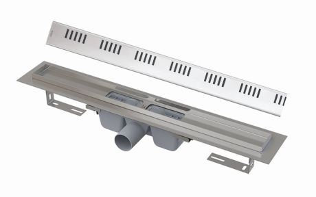 Przejdź do produktu Odpływ liniowy 120 cm z rusztem DREAM Alcaplast APZ1-1150+DREAM-1150 stal połysk