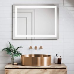 AURUM umywalka ze stali nierdzewnej, średnica 38 cm, z korkiem, miedź mat