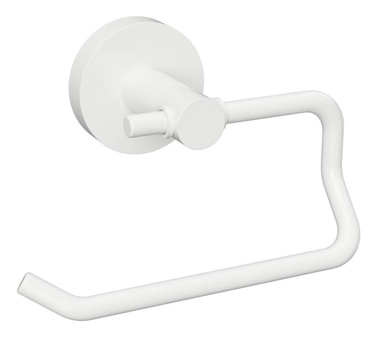 X-ROUND WHITE wieszak na papier toaletowy, biały