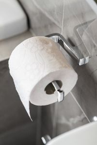 SAMOA wieszak na papier toaletowy bez klapki, chrom