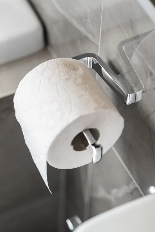 SAMOA wieszak na papier toaletowy bez klapki, chrom