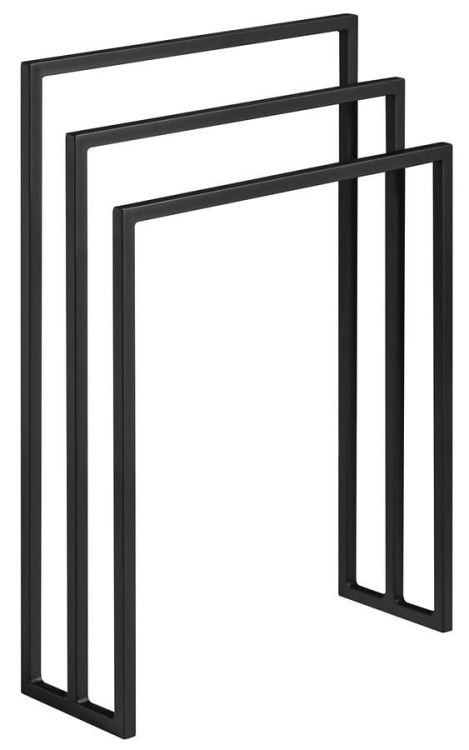 SKA wieszak na ręczniki, 550x800x200mm, czarny mat