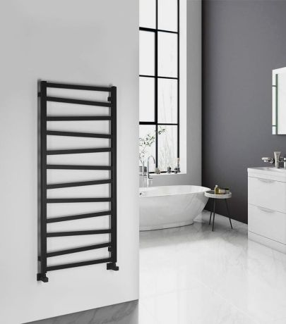 Przejdź do produktu ZIG grzejnik łazienkowy 600x1334mm, czarny mat