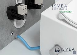 SENTIMENTI WC wiszące Rimless, z dyszą bidetową i zaworem, 36x51 cm, biały