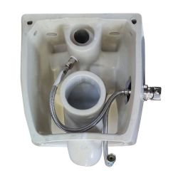 SENTIMENTI WC wiszące Rimless, z dyszą bidetową i zaworem, 36x51 cm, biały