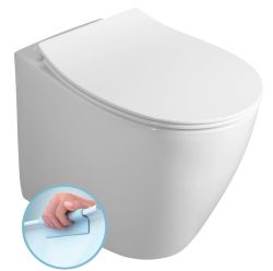SENTIMENTI miska WC 36x52 cm, Rimless, dolny/tylny odpływ, biały (SmartFixPlus)