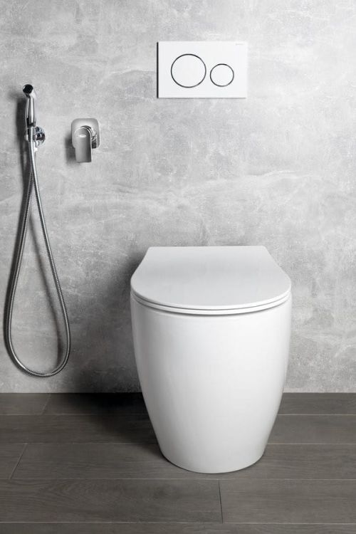 SENTIMENTI miska WC 36x52 cm, Rimless, dolny/tylny odpływ, biały (SmartFixPlus)