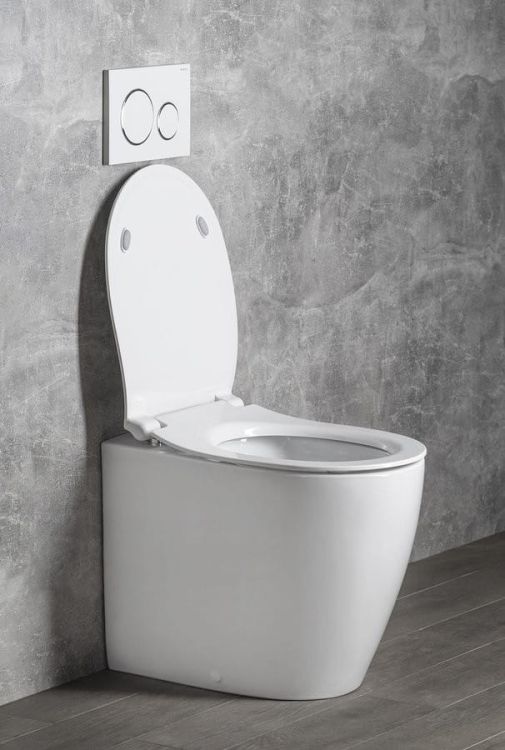 SENTIMENTI miska WC 36x52 cm, Rimless, dolny/tylny odpływ, biały (SmartFixPlus)