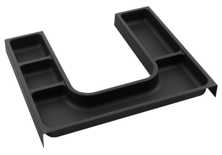 Organizer LINDO "U" 372x36x323 mm, plastik, antracyt