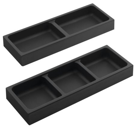 Przejdź do produktu LINDO organizer boczny, zestaw 2 szt., 114x323mm, plastik, antracyt