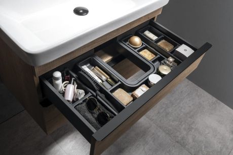 Przejdź do produktu LINDO organizer boczny, zestaw 2 szt., 114x323mm, plastik, antracyt