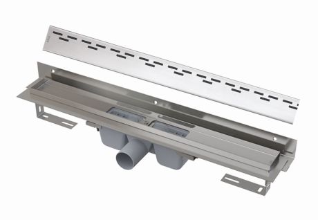 Przejdź do produktu Odpływ liniowy 100 cm z rusztem HOPE Alcaplast APZ4-950+HOPE-950 stal nierdzewna