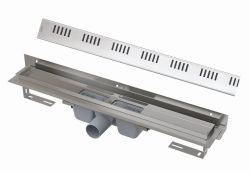 Odpływ liniowy 100 cm z rusztem DREAM Alcaplast APZ4-950+DREAM-950 stal połysk