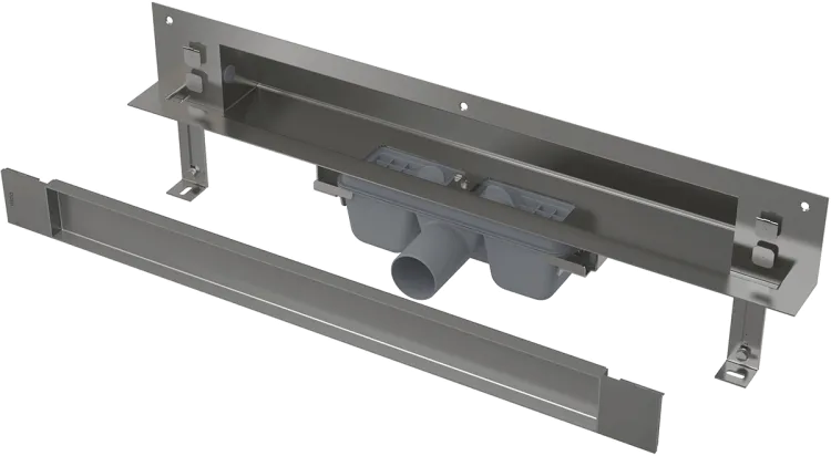 Odpływ liniowy 90 cm z rusztem TWIN do wypełnienia płytkami Alcaplast APZ5-SPA-TWIN-850