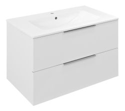 CIRASA szafka umywalkowa 79,8x52x46cm, biały połysk
