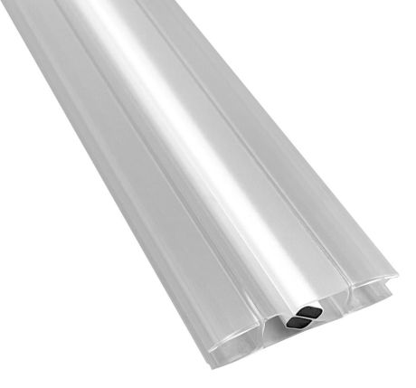 Przejdź do produktu Zestaw uszczelek magnetycznych, 45°, szkło 8/8mm, 2000mm, czarny