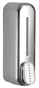 MULLET Dozownik płynnego mydła wiszący, 350ml, chrom