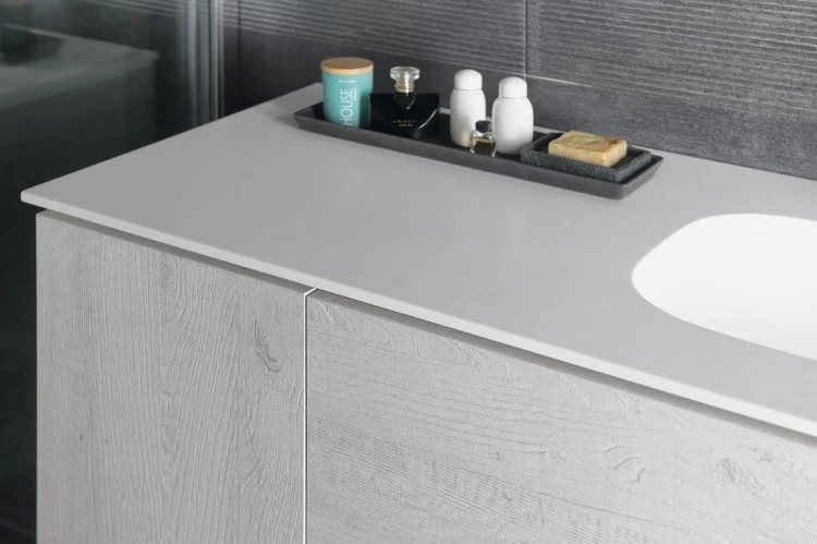 TREOS szafka umywalkowa 110x53x50,5cm, dąb Polar