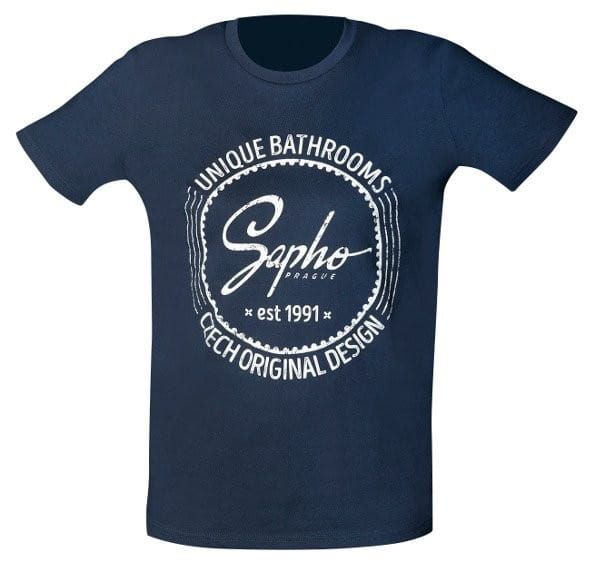 SAPHO T-Shirt, Unisex, Niebieski, 2XL
