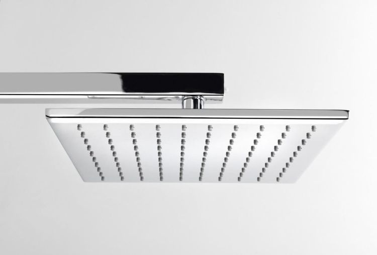 SPIRIT SQUARE panel prysznicowy 250x1550mm z baterią termostatyczną, ścienny, czarny