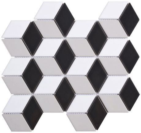 Przejdź do produktu TECH mozaika Cube Grey 26,5x30,9