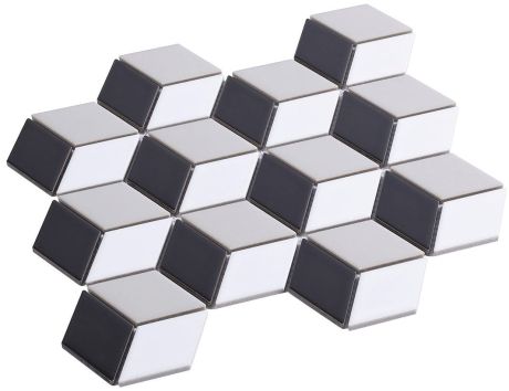 Przejdź do produktu TECH mozaika Cube Grey 26,5x30,9