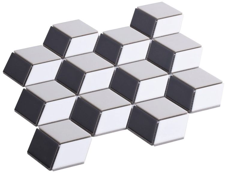 TECH mozaika Cube Grey 26,5x30,9