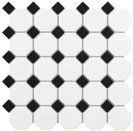 Przejdź do produktu TECH mozaika Octogon White Matt 29,5x29,5