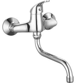 AQUALINE 35 bateria ścienna, wylewka S, 177mm chrom