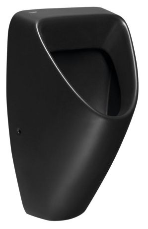 Przejdź do produktu SCHWARN BLACK pisuar ceramiczny, zasilanie tylne, odpływ tylny, czarny mat