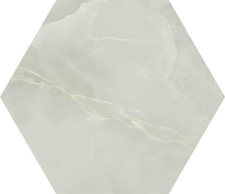 Przejdź do produktu ONYX AZ płytki podłogowe Silk Hex Light Green 52x60 (0,94m2)