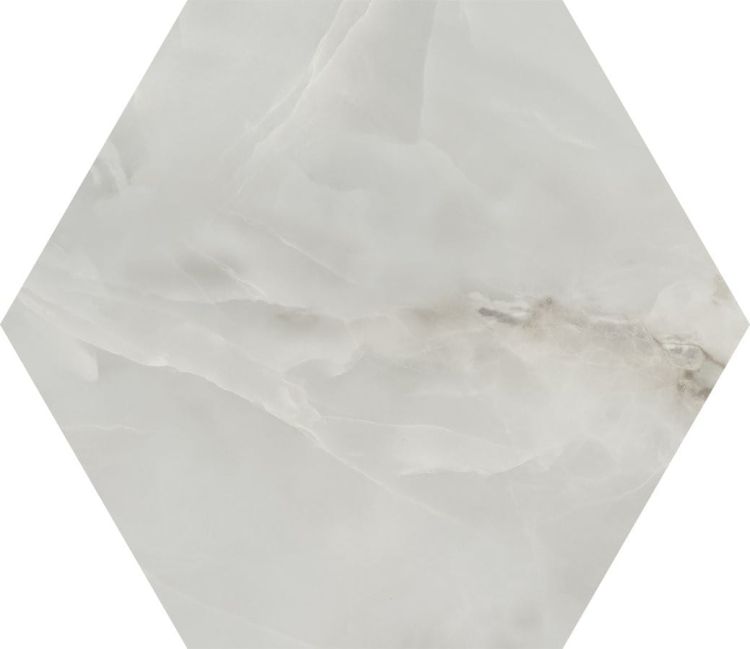 ONYX płytki podłogowe Silk Hex Light Grey 52x60 (bal=0,94m2)