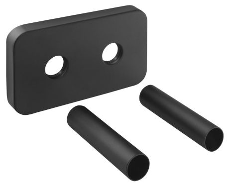 Przejdź do produktu WICHER rozeta maskująca zespolona do zaworów o rozstawie 50mm, czarny mat