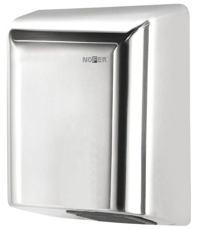 Elektryczna suszarka do rąk, bezdotykowa 220-240V, 2050W, 253x323x152 mm, stal nierdzewna połysk